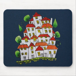 Mousepad de Casa Branca (rabisco - puxado à mão)