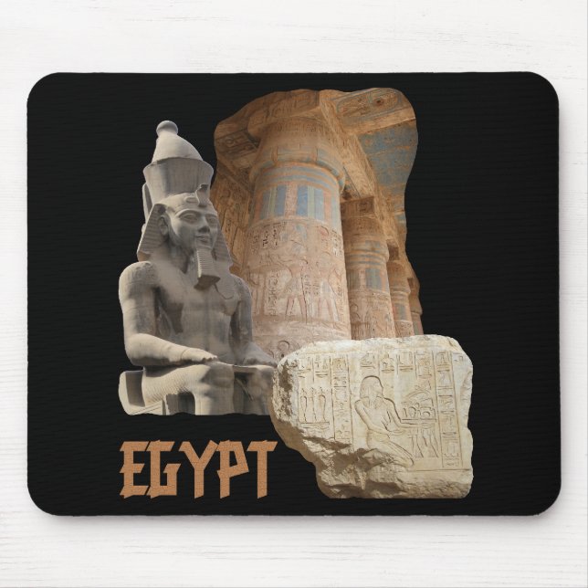 Mousepad de colagem de fotos EGYPT (Frente)