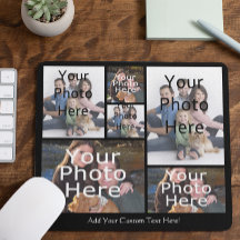 Mousepad de Colagem de Fotos Personalizada Adicion