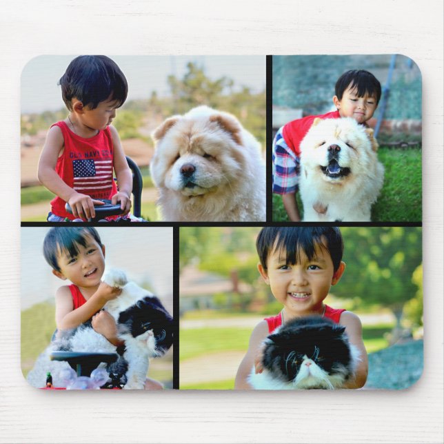 Mousepad de Colagem de Fotos Personalizada Adicion (Frente)