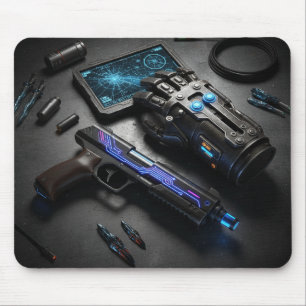 Mousepad de Comando Cyber-Aestético