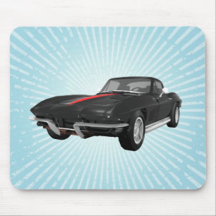 Mousepad De Corveta carro 1967 de esportes: Revestimento