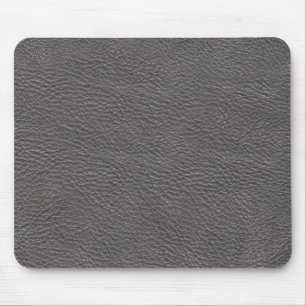 Mousepad de couro cinzento da textura