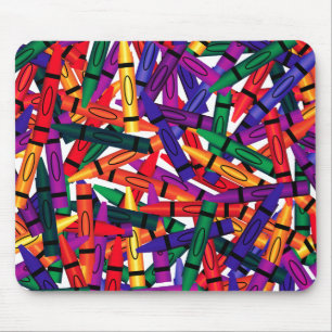Mousepad de Crayons espalhados