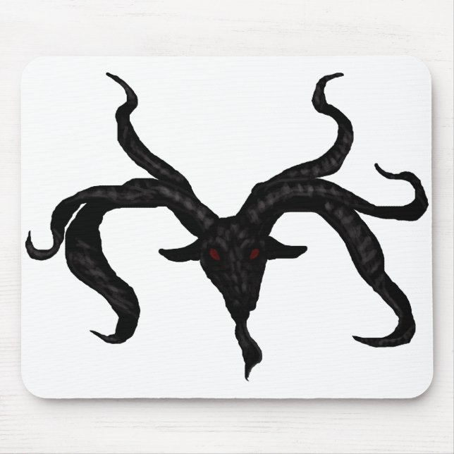 Mousepad de Demônio de Cabra Negra (Frente)
