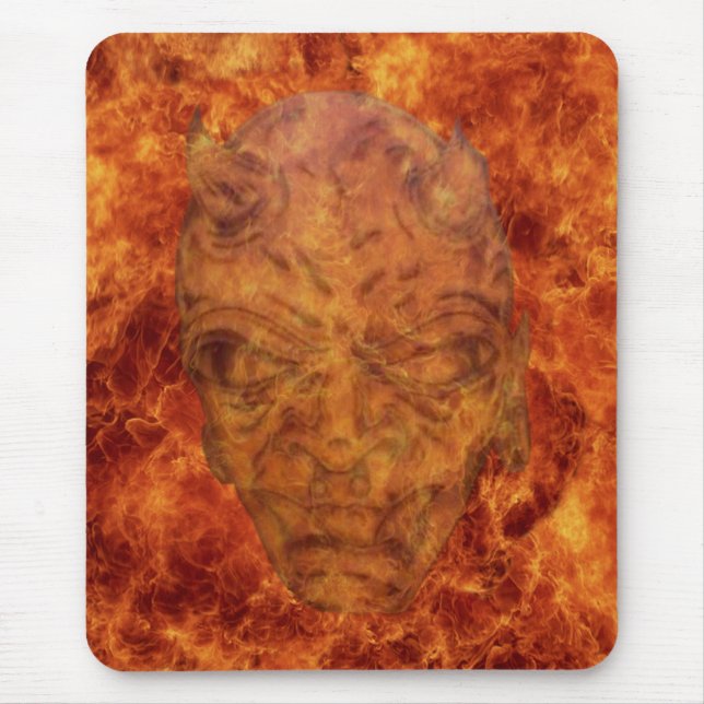 Mousepad de Demônio de Fogo (Frente)