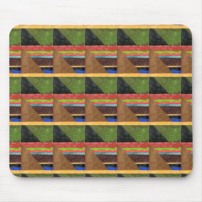 Mousepad de Design Abstrato de Imagem em Telas "Ch (Frente)