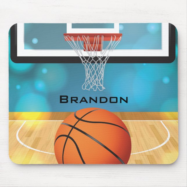 Mousepad de Design de basquete (Frente)