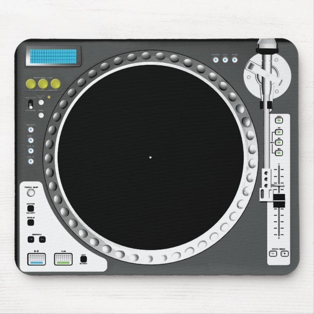 Mousepad de DJ Turntable (Frente)