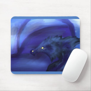 Mousepad de Dragão Azul