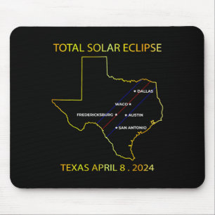 Mousepad De Eclipse Solar 2024 Interative Map Eclips Texas