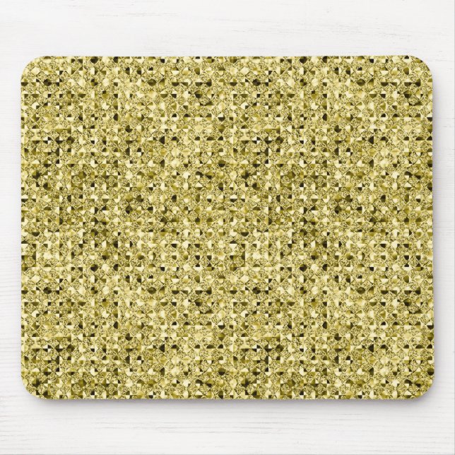 mousepad de efeito sequencial dourado (Frente)