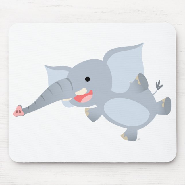 Mousepad de Elefante Flutuante (Frente)
