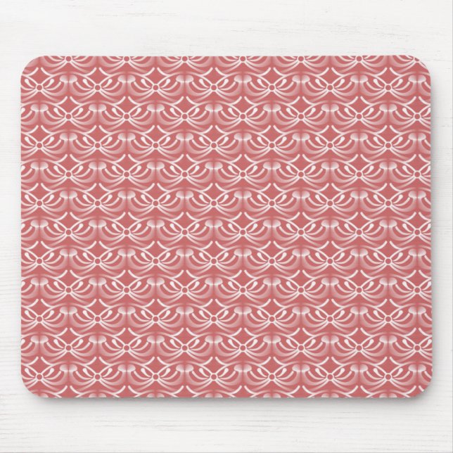 Mousepad de Elegância Radiante da rosa claro (Frente)