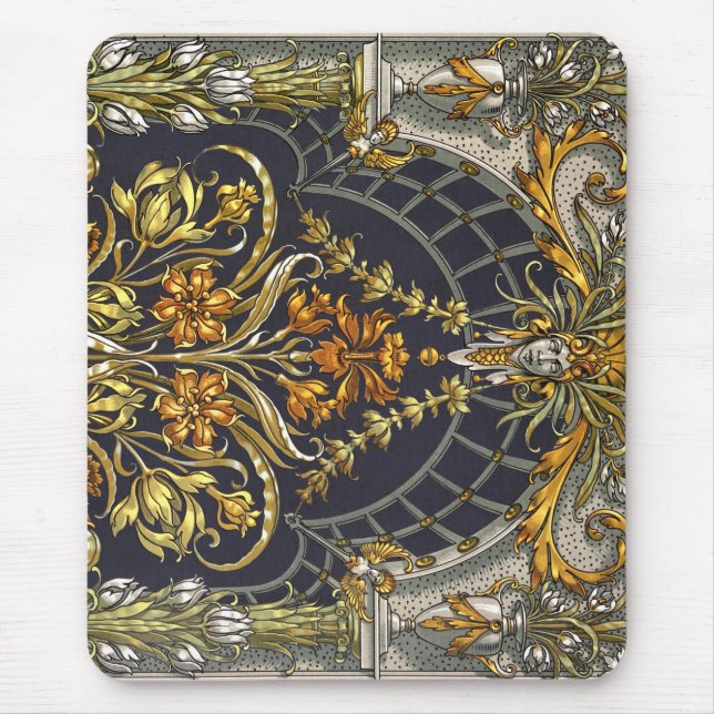 Mousepad de Entrada de Jardim Antiquado (Frente)