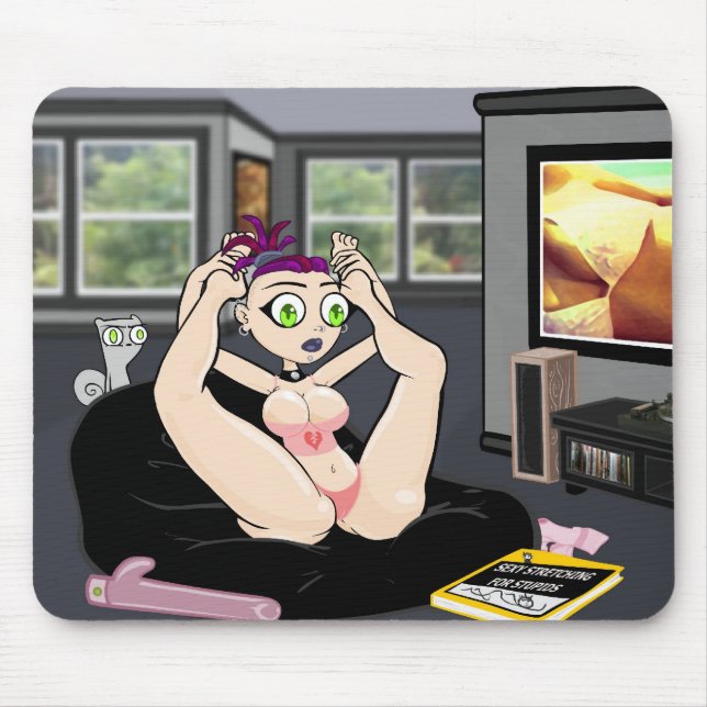 Mousepad de esticão sugestivo (Frente)