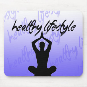 Mousepad de estilo de vida saudável