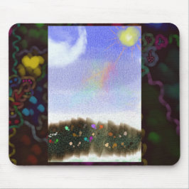 Mousepad de Exibição da Chuva de Primavera