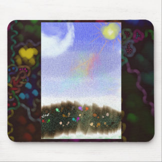 Mousepad de Exibição da Chuva de Primavera