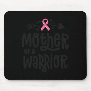 Mousepad De Fita Rosa De Câncer Da Mama Da Família Guerreir
