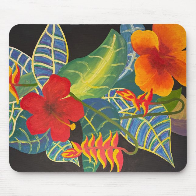 Mousepad de Flor Tropical Ginger @3dudes1life (Frente)