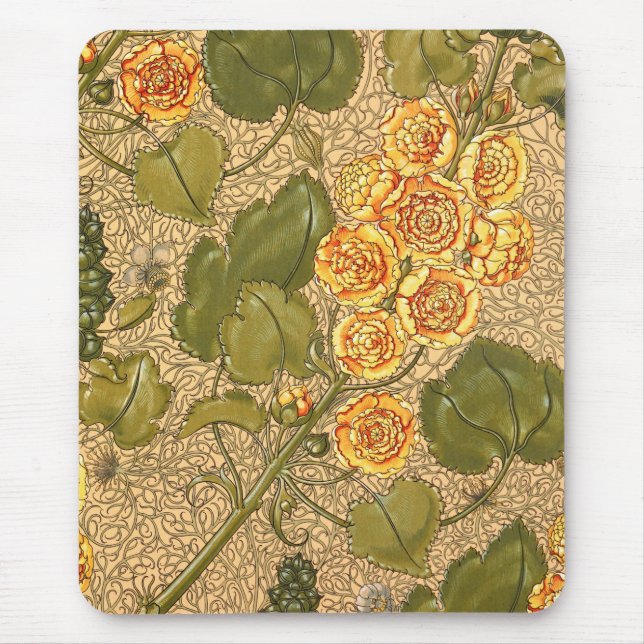 Mousepad de Flores Amarelas Anticas (Frente)