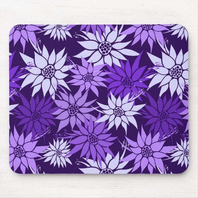 Mousepad de Flores Roxas (Frente)