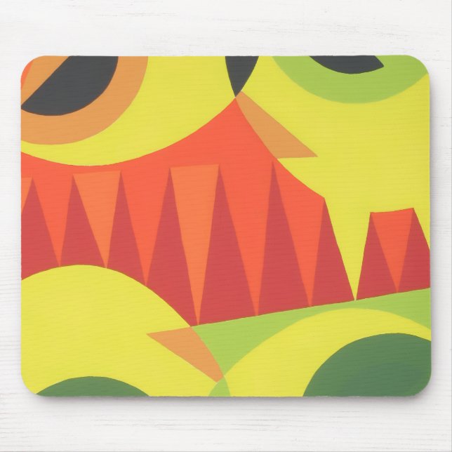 Mousepad de Formas Geométricas Modernas (Frente)