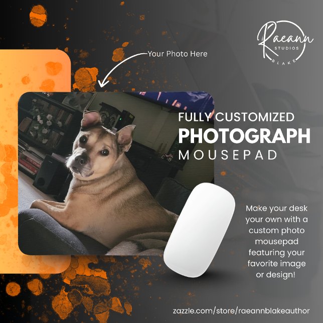 Mousepad de Fotografia Completamente Personalizado (Criador carregado)