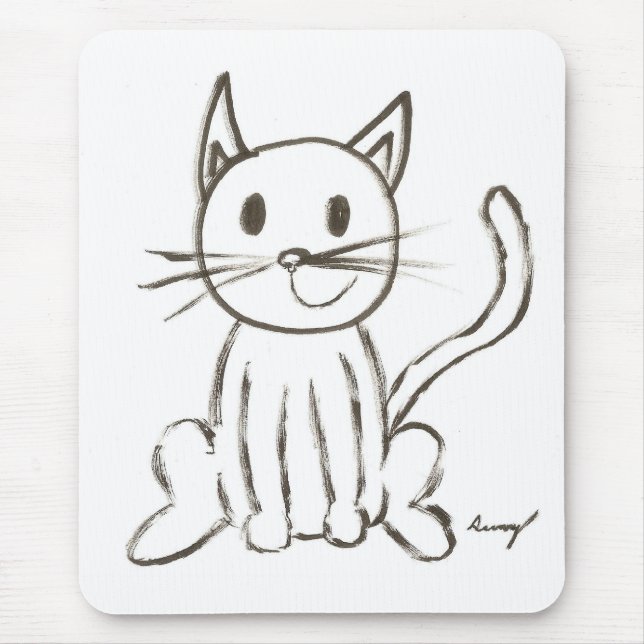 Mousepad de Gatinho pintado (Frente)