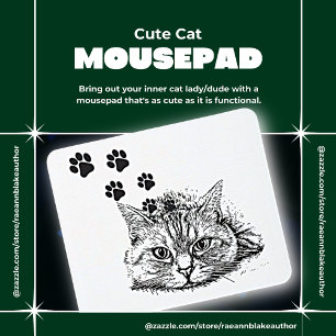 Mousepad de Gato Fofo