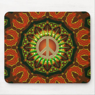 Mousepad de Geometria Floral de Peace Batik