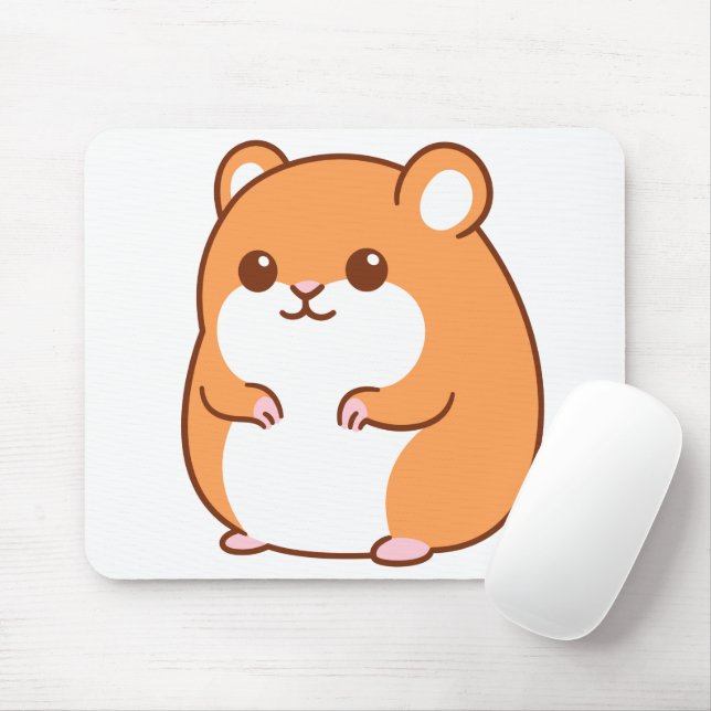 Mousepad de Hamster Feliz (Com mouse)