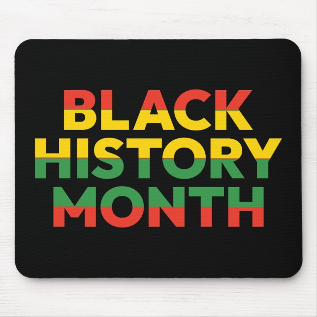 Mousepad de Histórico Preto (Frente)