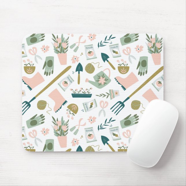 Mousepad de Horto do Jardim (Com mouse)