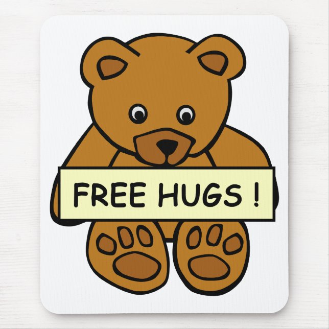 Mousepad de Hugs Gratuito (Frente)