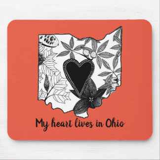 Mousepad de Ilustração de Ohio