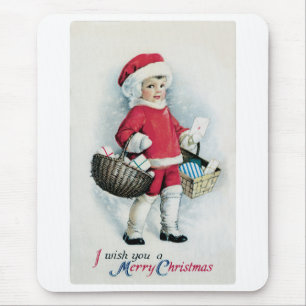 Mousepad de Imagem de natais vintages
