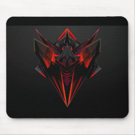 Mousepad de Jogos da Força Cibernética (Vermelho)