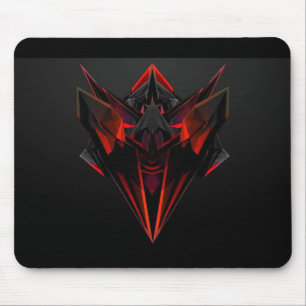Mousepad de Jogos da Força Cibernética (Vermelho)