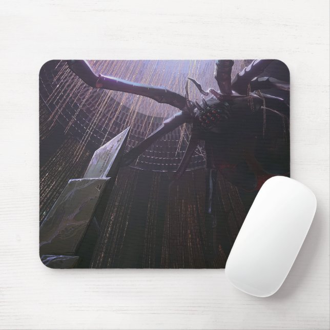 Mousepad de Jogos da Rainha-Aranha | Design do Tem (Com mouse)