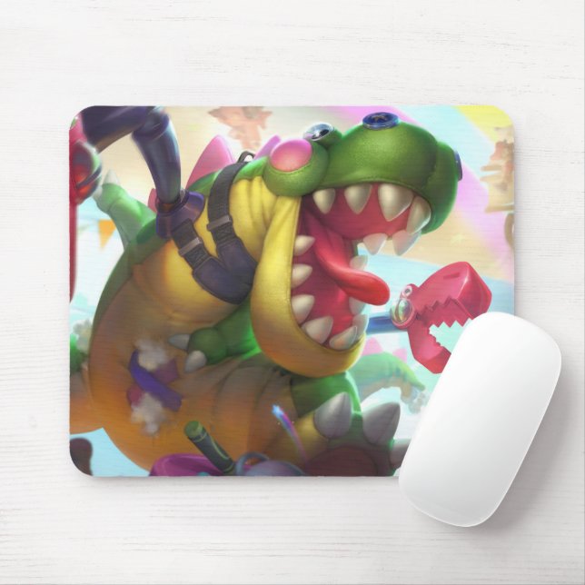 Mousepad de Jogos de Terror do Void | T-Rex Toy (Com mouse)