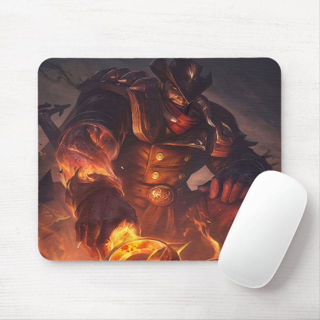 Mousepad de Jogos do Ax Wielder | Bloco de Cowboy  (Com mouse)