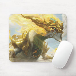 Mousepad de Jogos do Dragão Cósmico | Personalizáv