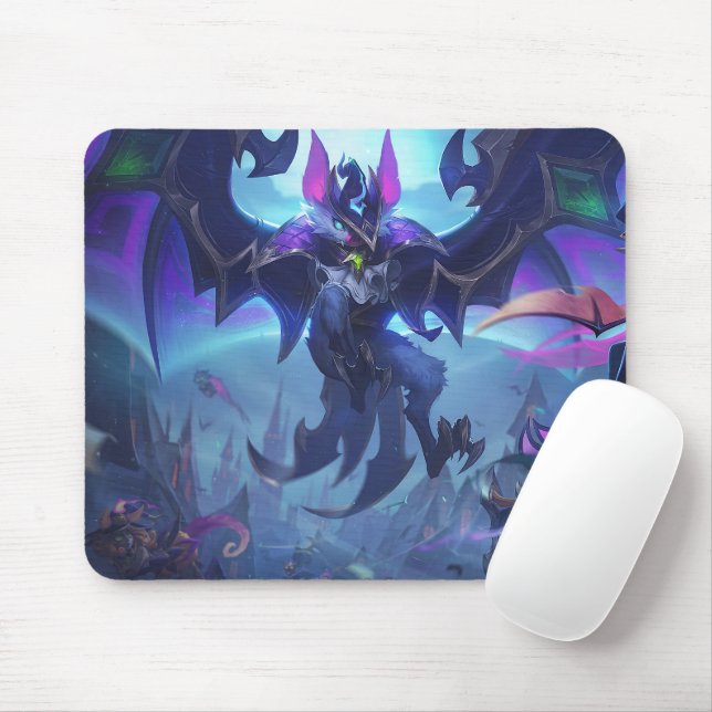 Mousepad de Jogos do Dragão de Frost | Personalizá (Com mouse)