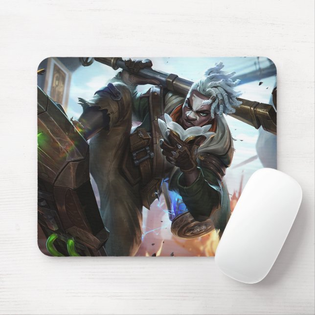 Mousepad de Jogos do Time Bender | Chrono Master P (Com mouse)