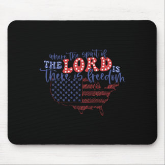 Mousepad De Julho, Onde O Espírito Do Senhor Está, Há F