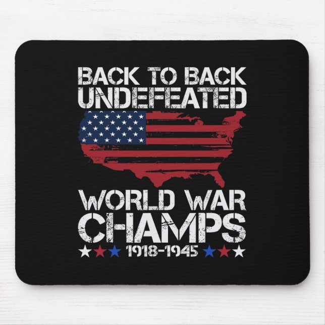 Mousepad De Julho - Regressar Aos Campeões Inderrotados Da  (Frente)