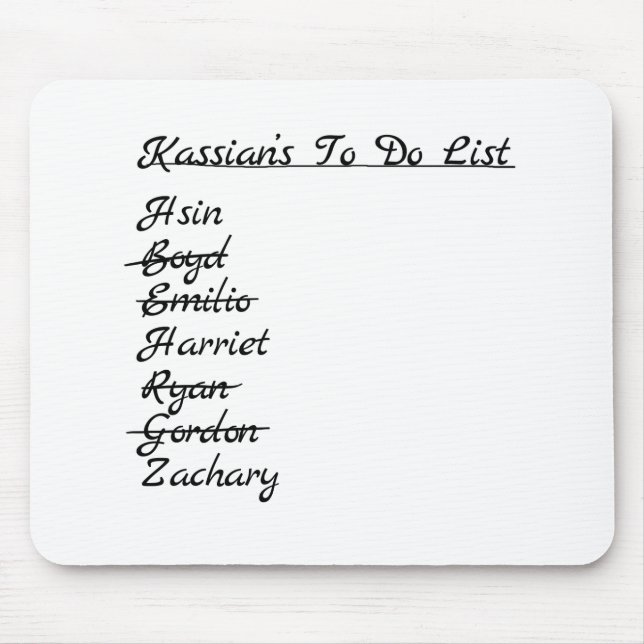Mousepad de Kassian (Frente)