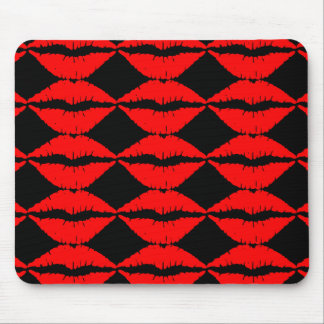 Mousepad de Lábios Vermelhos